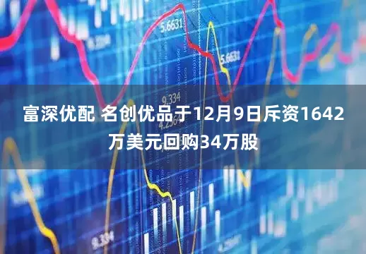 富深优配 名创优品于12月9日斥资1642万美元回购34万股